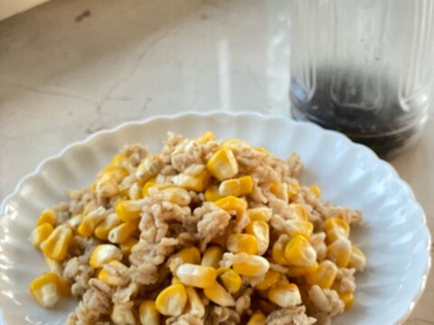 とうもろこしとオートミールのチャーハン風